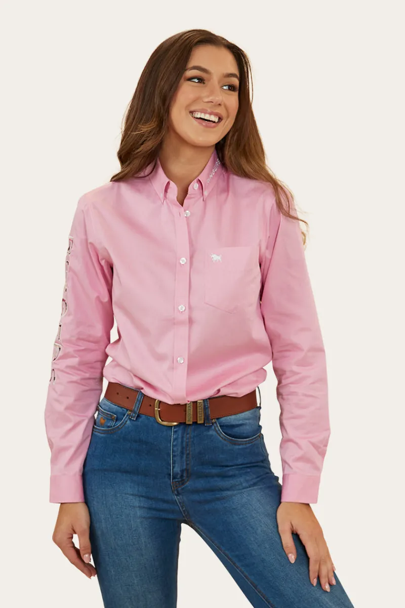 Sale Ringers Western Malaya Womens Dress Shirt - Pastel Pink
