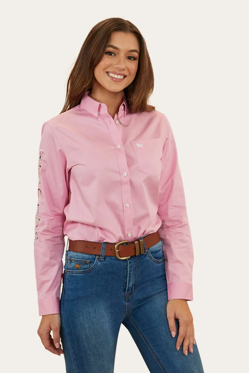 Sale Ringers Western Malaya Womens Dress Shirt - Pastel Pink