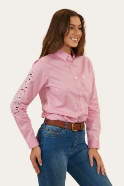 Sale Ringers Western Malaya Womens Dress Shirt - Pastel Pink