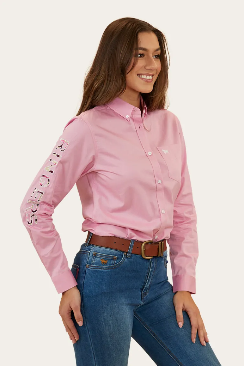 Sale Ringers Western Malaya Womens Dress Shirt - Pastel Pink