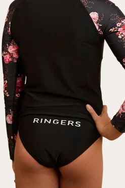 Ringers Western May Girls Swim Bottom - Black / Silver