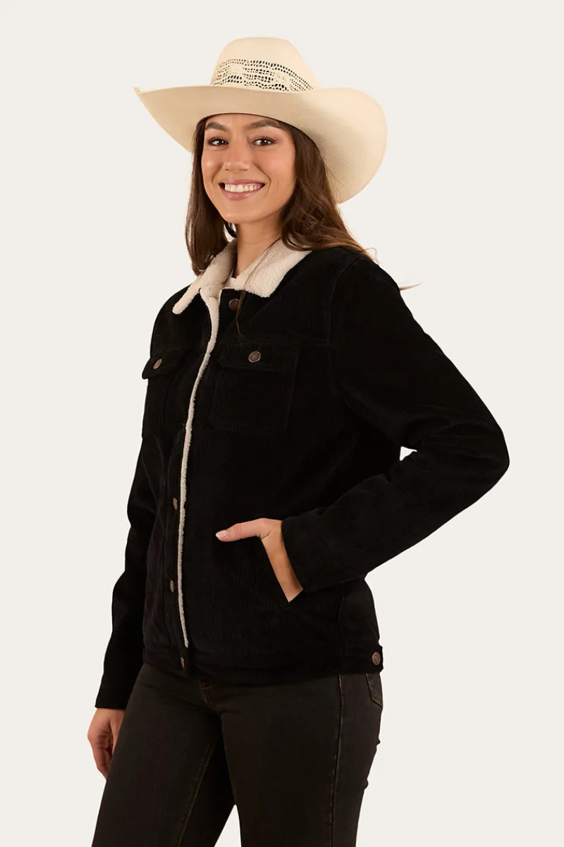 Discount Ringers Western Mayfield Womens Cord Jacket - Washed Black