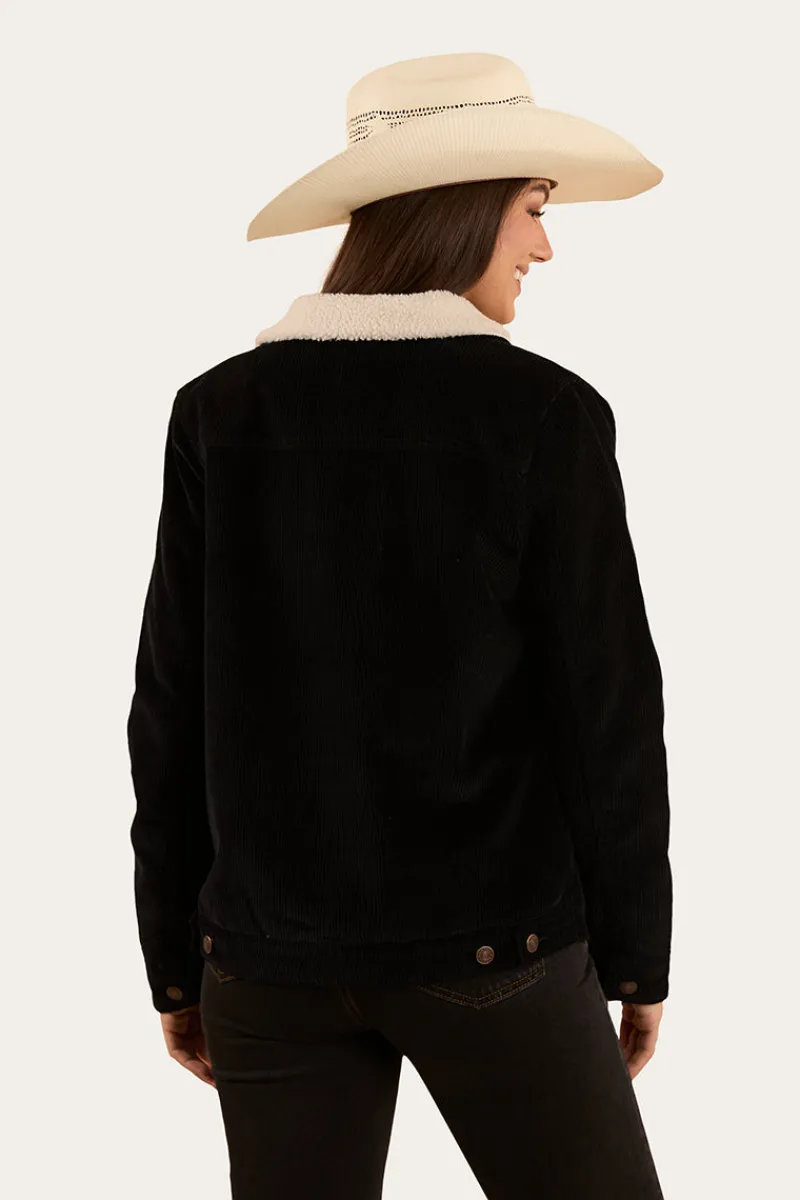 Discount Ringers Western Mayfield Womens Cord Jacket - Washed Black