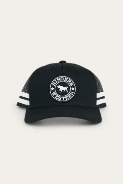 Ringers Western McCoy Kids Trucker Cap - Black / White