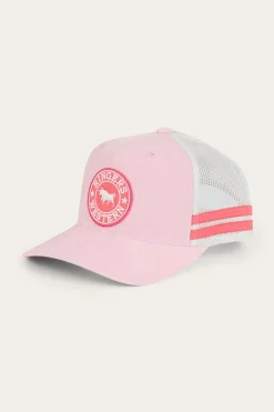 Discount Ringers Western McCoy Kids Trucker Cap - Barley Pink