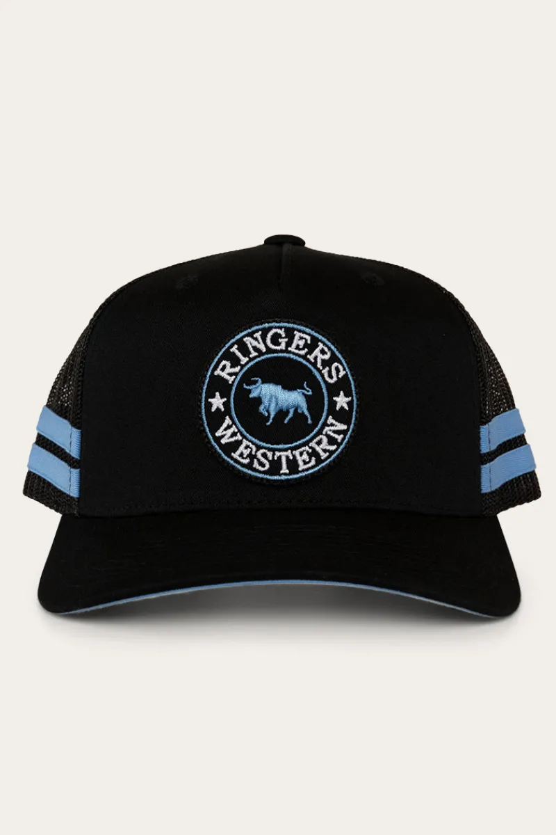 Best Ringers Western McCoy Kids Trucker Cap - Black/Blue
