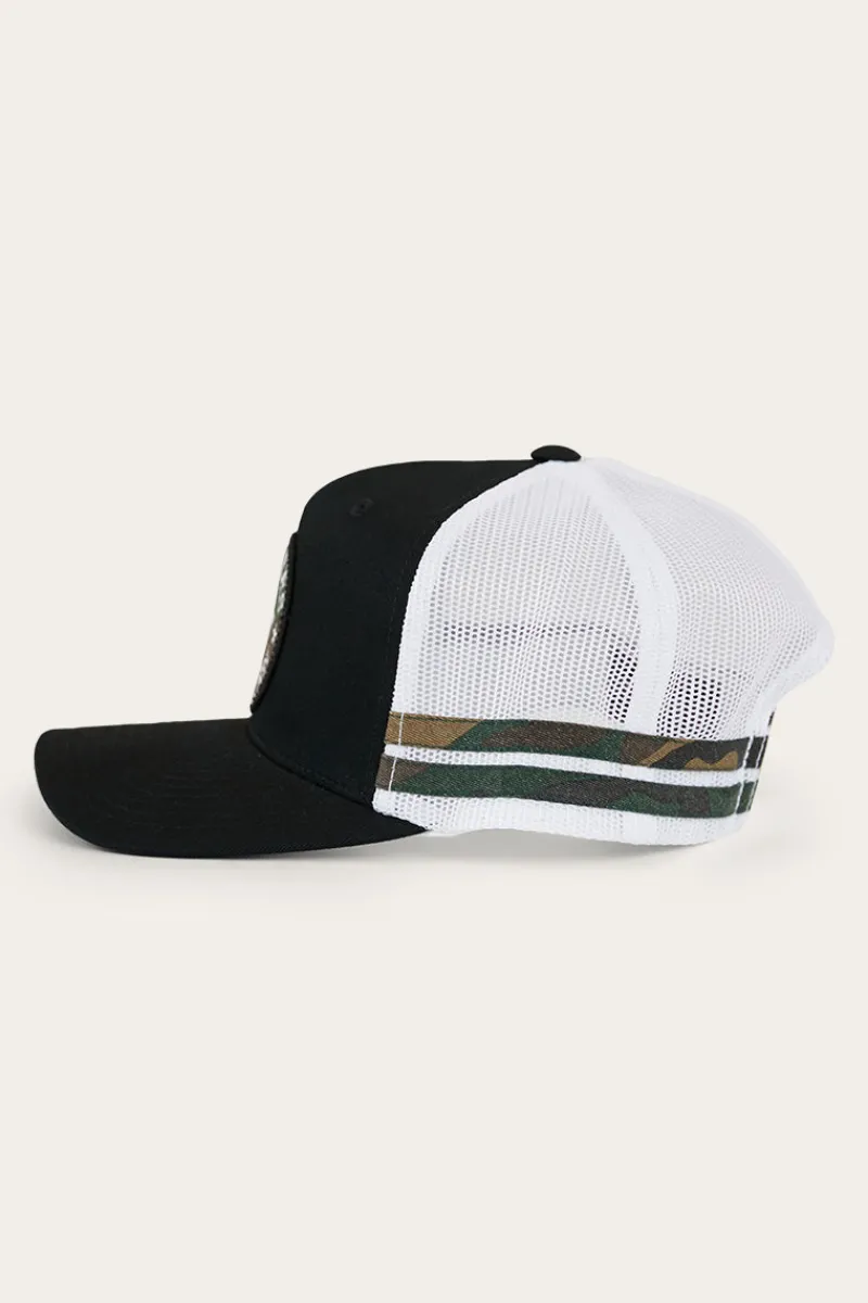 Hot Ringers Western McCoy Kids Trucker Cap - Black/Camo