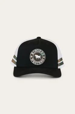 Hot Ringers Western McCoy Kids Trucker Cap - Black/Camo