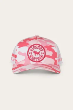 Hot Ringers Western McCoy Kids Trucker Cap - Pink Camo