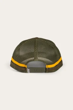 Discount Ringers Western McCoy Trucker Cap - Army/Orange