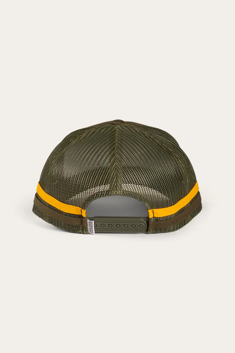 Discount Ringers Western McCoy Trucker Cap - Army/Orange