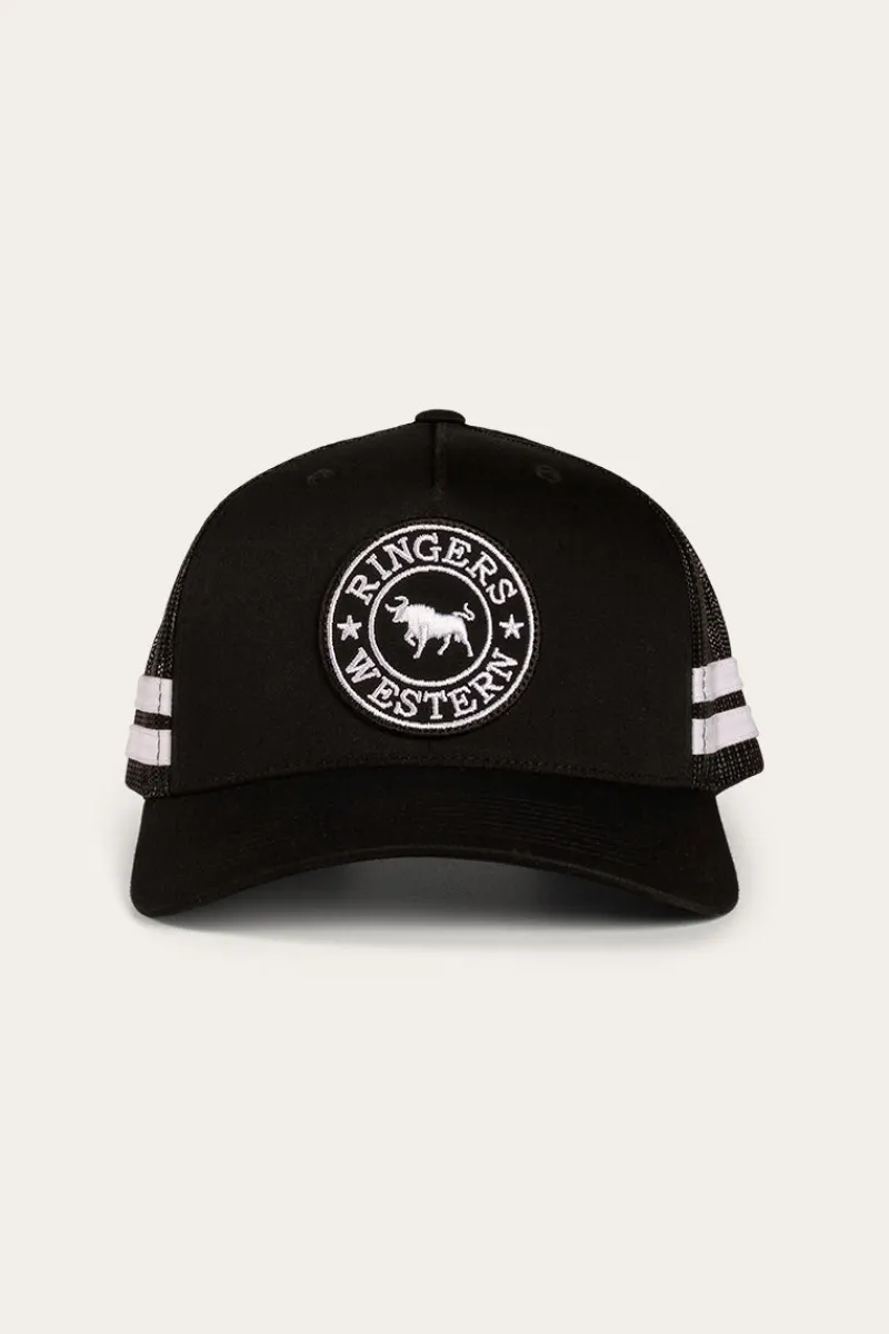 Ringers Western McCoy Trucker Cap - Black/White