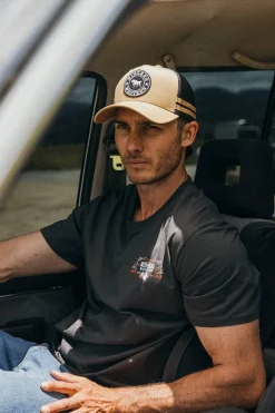 New Ringers Western McCoy Trucker Cap - Clay/Black