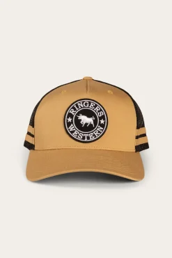 New Ringers Western McCoy Trucker Cap - Clay/Black