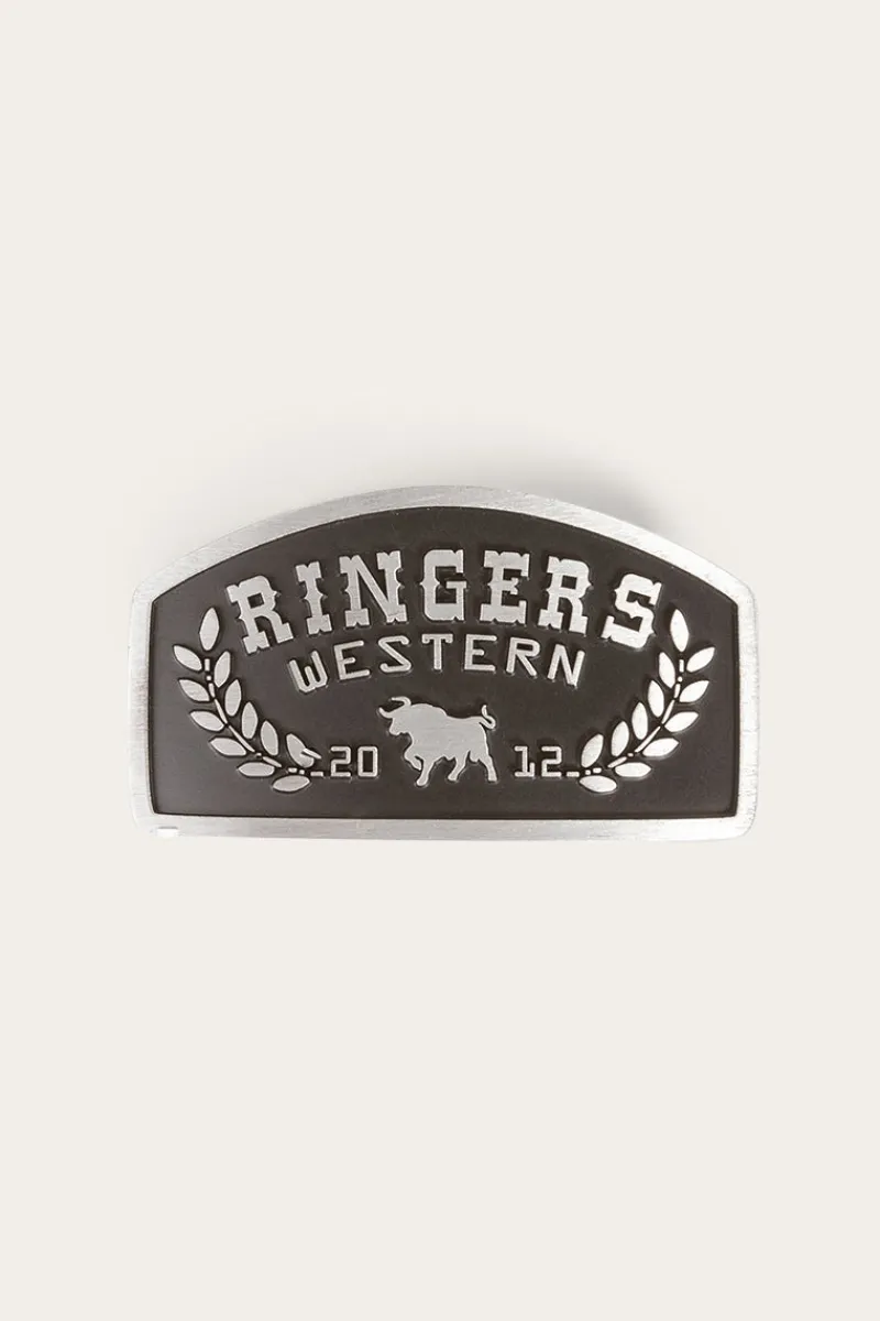 Hot Ringers Western Midlands Belt Buckle - Silver