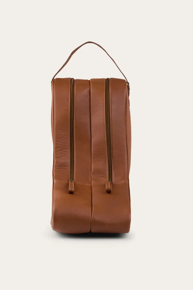 Clearance Ringers Western Miguel Leather Boot Bag - Bourbon