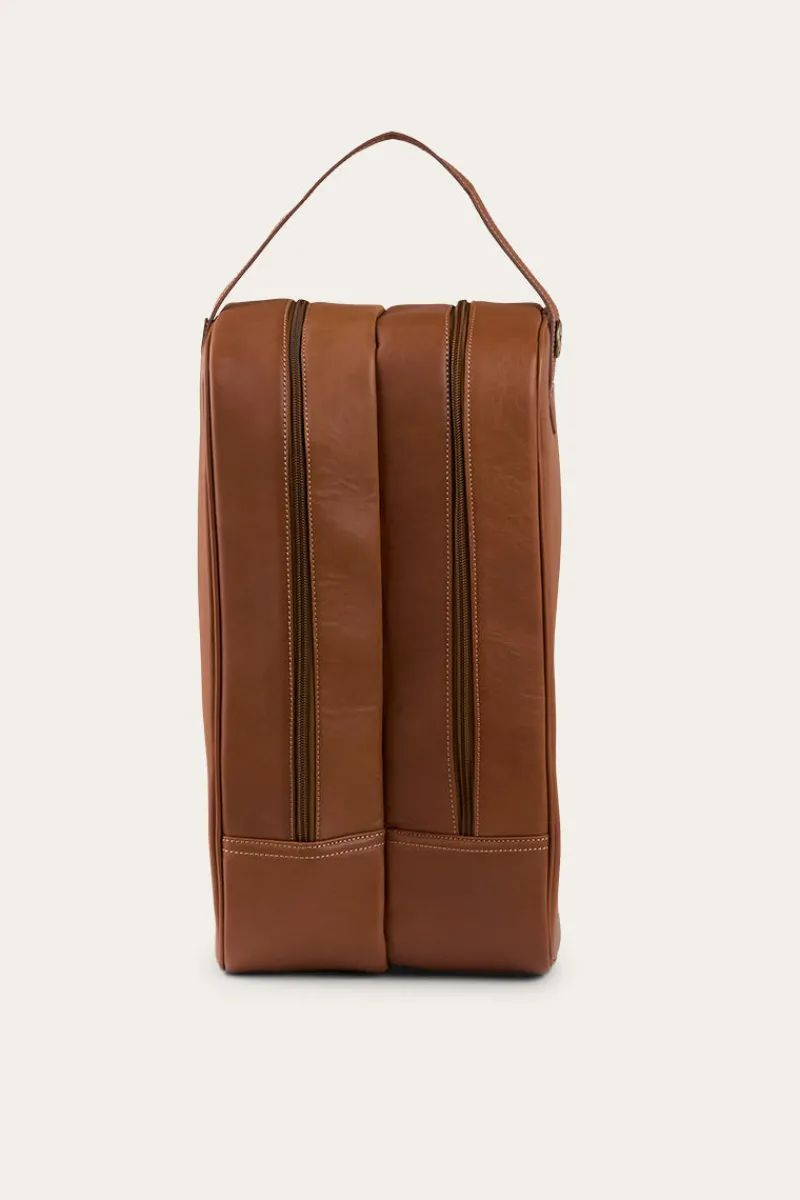 Clearance Ringers Western Miguel Leather Boot Bag - Bourbon