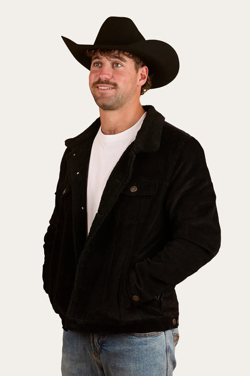 Ringers Western Milawa Mens Corduroy Jacket - Black