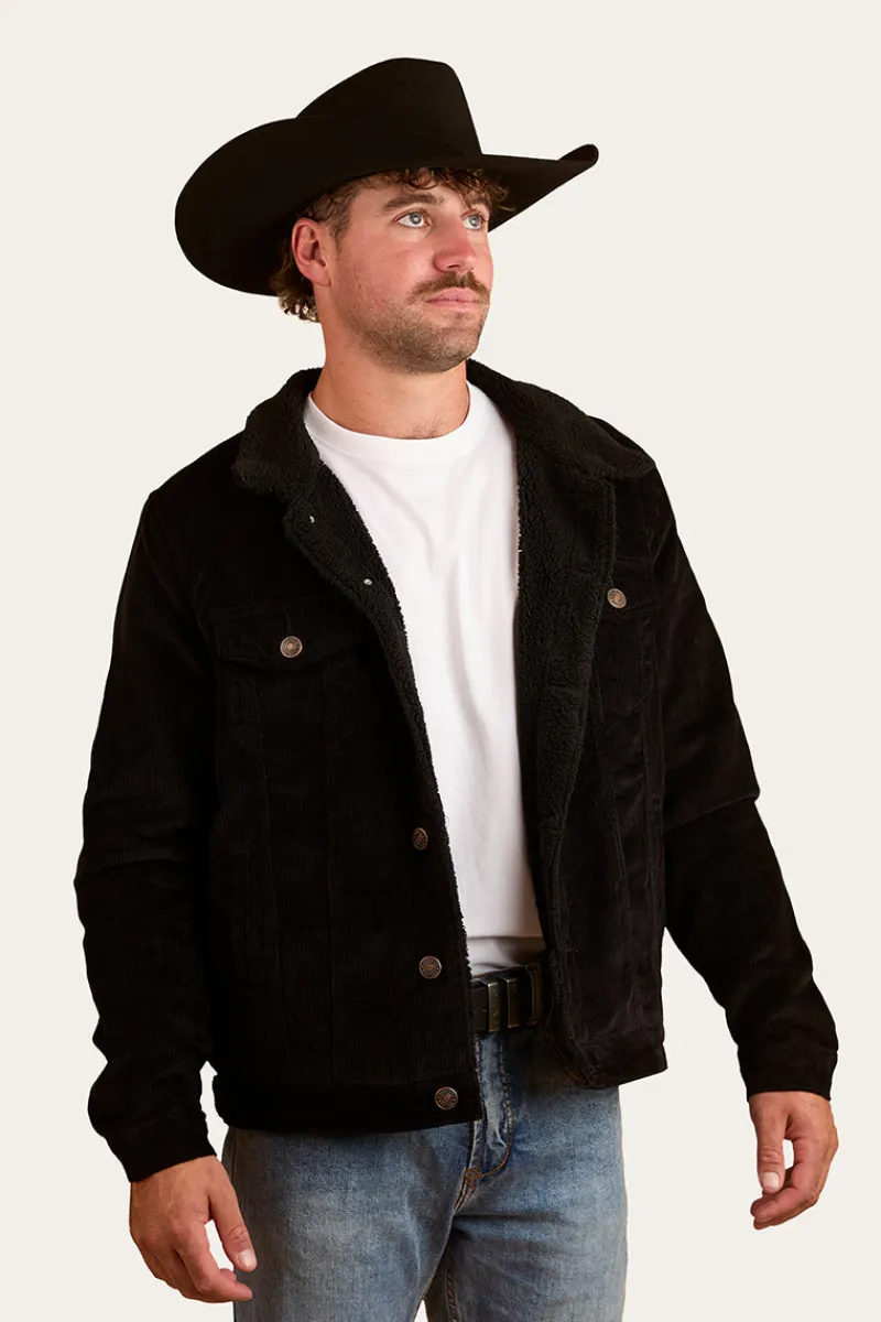 Ringers Western Milawa Mens Corduroy Jacket - Black