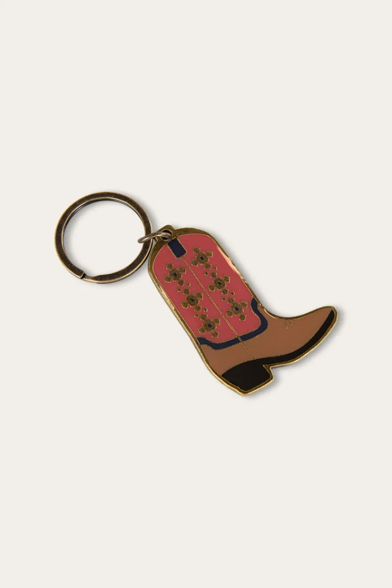 Online Ringers Western Mindy Keyring - Red
