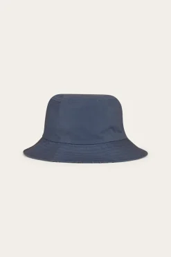 Sale Ringers Western Mini Cowboy Kids Reversible Bucket Hat - Yale Blue