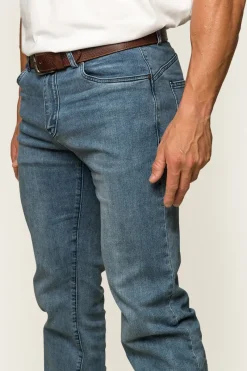 Clearance Ringers Western Mitchell Mens Straight Leg Jean - Light Blue