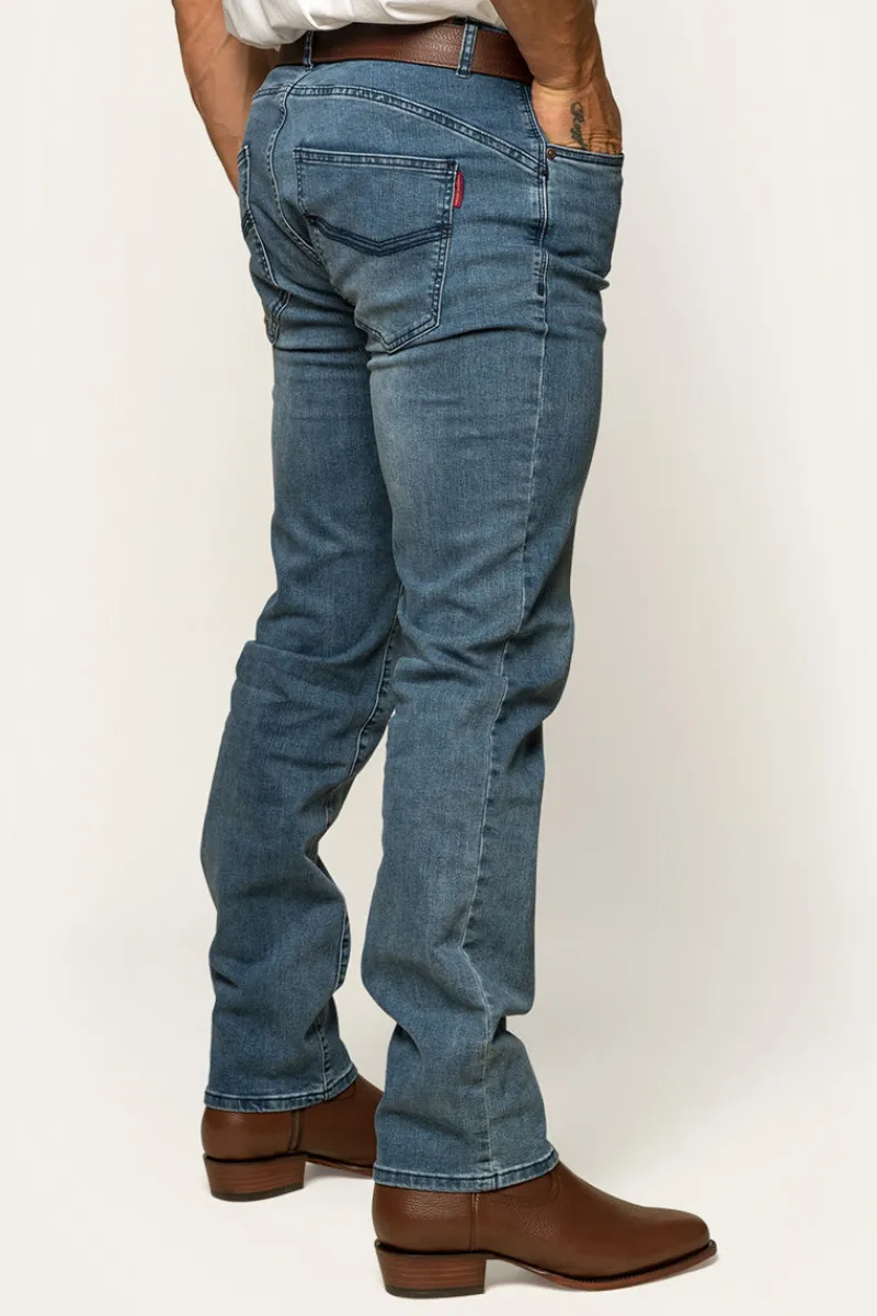 Clearance Ringers Western Mitchell Mens Straight Leg Jean - Light Blue