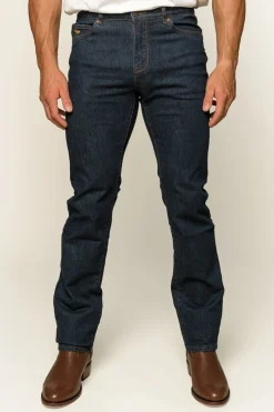 Outlet Ringers Western Mitchell Mens Straight Leg Jean - Dark Blue