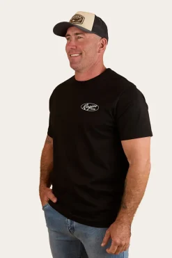 Discount Ringers Western Mud Sweat Beers Mens Loose Fit T-Shirt - Black