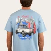 Online Ringers Western Mud Sweat Beers Mens Loose Fit T Shirt - Dusk