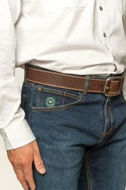 New Ringers Western Muster Mens Slim Straight Fit Jeans - Dark Wash Blue