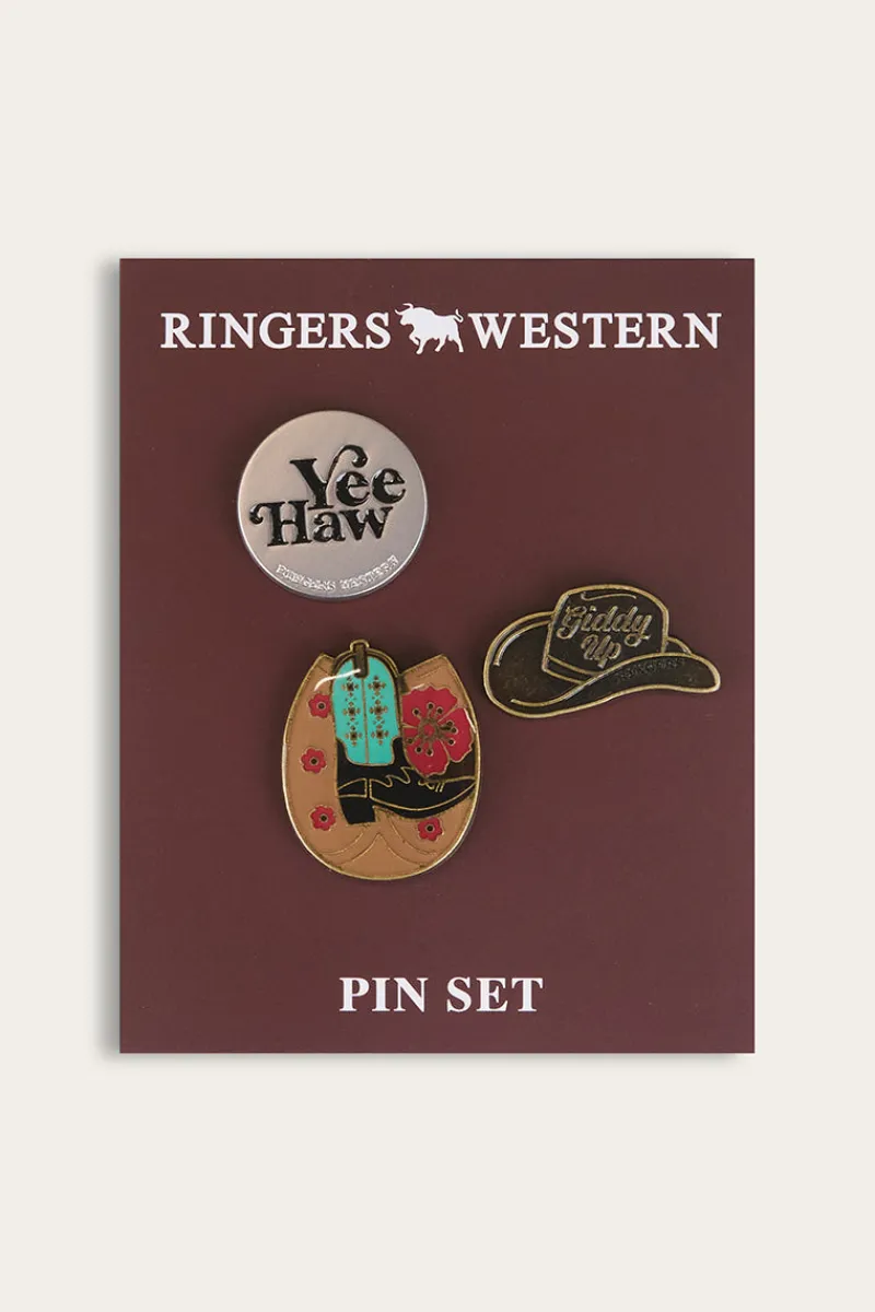 Outlet Ringers Western Nandaka Pin Set - Multi