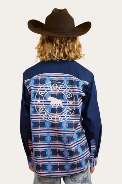 Hot Ringers Western Oakley Kids Limited Edition Work Shirt - Navy