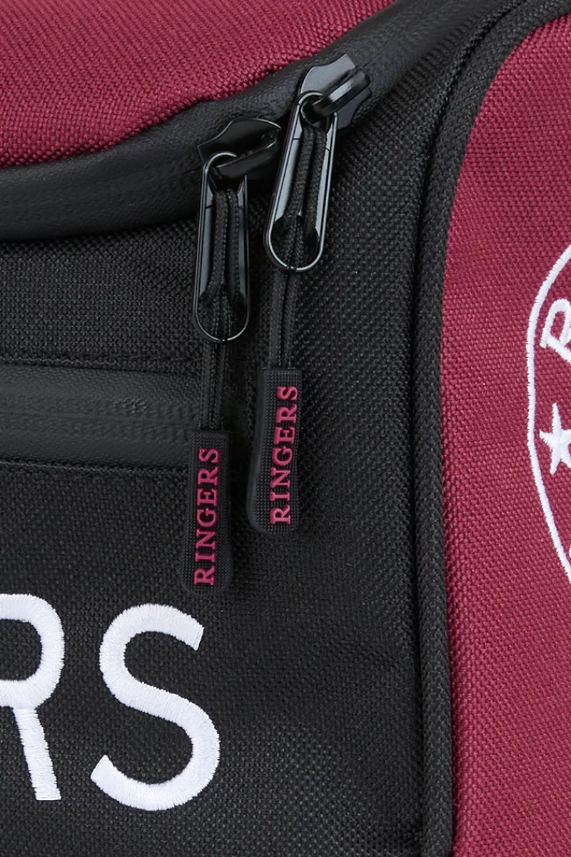 Hot Ringers Western Occy Toiletry Bag - Burgundy / Black