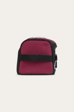 Hot Ringers Western Occy Toiletry Bag - Burgundy / Black