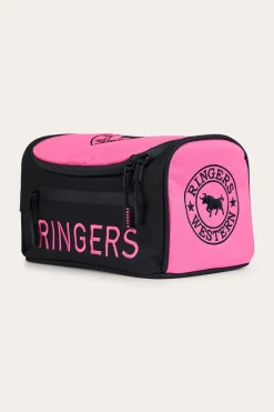 Hot Ringers Western Occy Toiletry Bag - Pink / Black