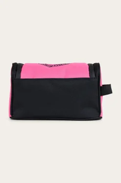 Hot Ringers Western Occy Toiletry Bag - Pink / Black