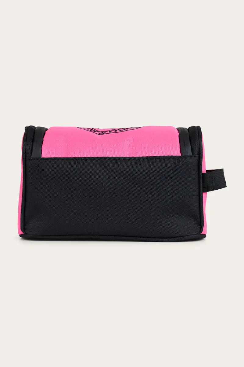 Hot Ringers Western Occy Toiletry Bag - Pink / Black