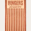 Best Ringers Western Oceanic Striped Cotton Towel - Tan