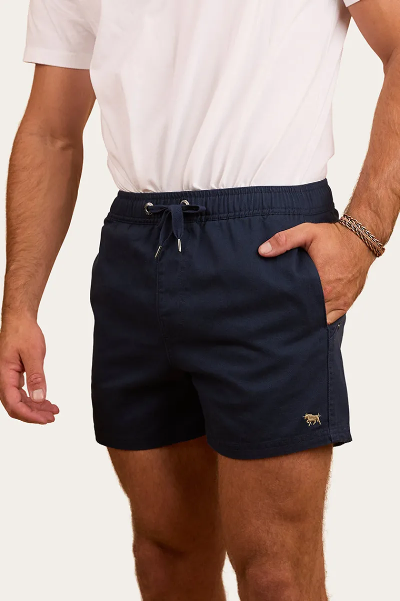 Discount Ringers Western Oliver Heavy Weight Ruggers - Dark Navy/Camel