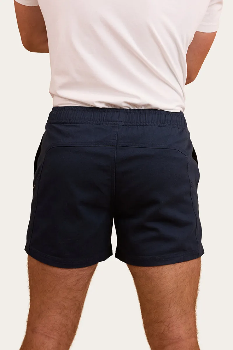 Discount Ringers Western Oliver Heavy Weight Ruggers - Dark Navy/Camel
