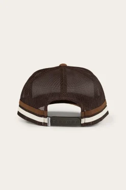 New Ringers Western Pendleton Trucker Cap - Chocolate