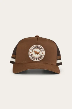 New Ringers Western Pendleton Trucker Cap - Chocolate