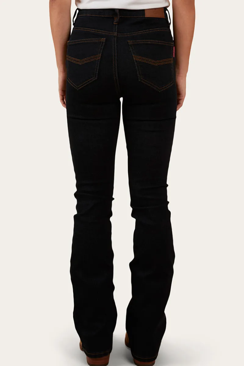 Best Ringers Western Penny Womens High-Rise Bootleg Jeans - Dark Blue