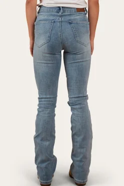 Clearance Ringers Western Penny Womens High-Rise Bootleg Jeans - Light Blue