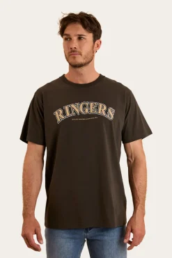 Sale Ringers Western Princeton Mens Loose Fit T-Shirt - Charcoal