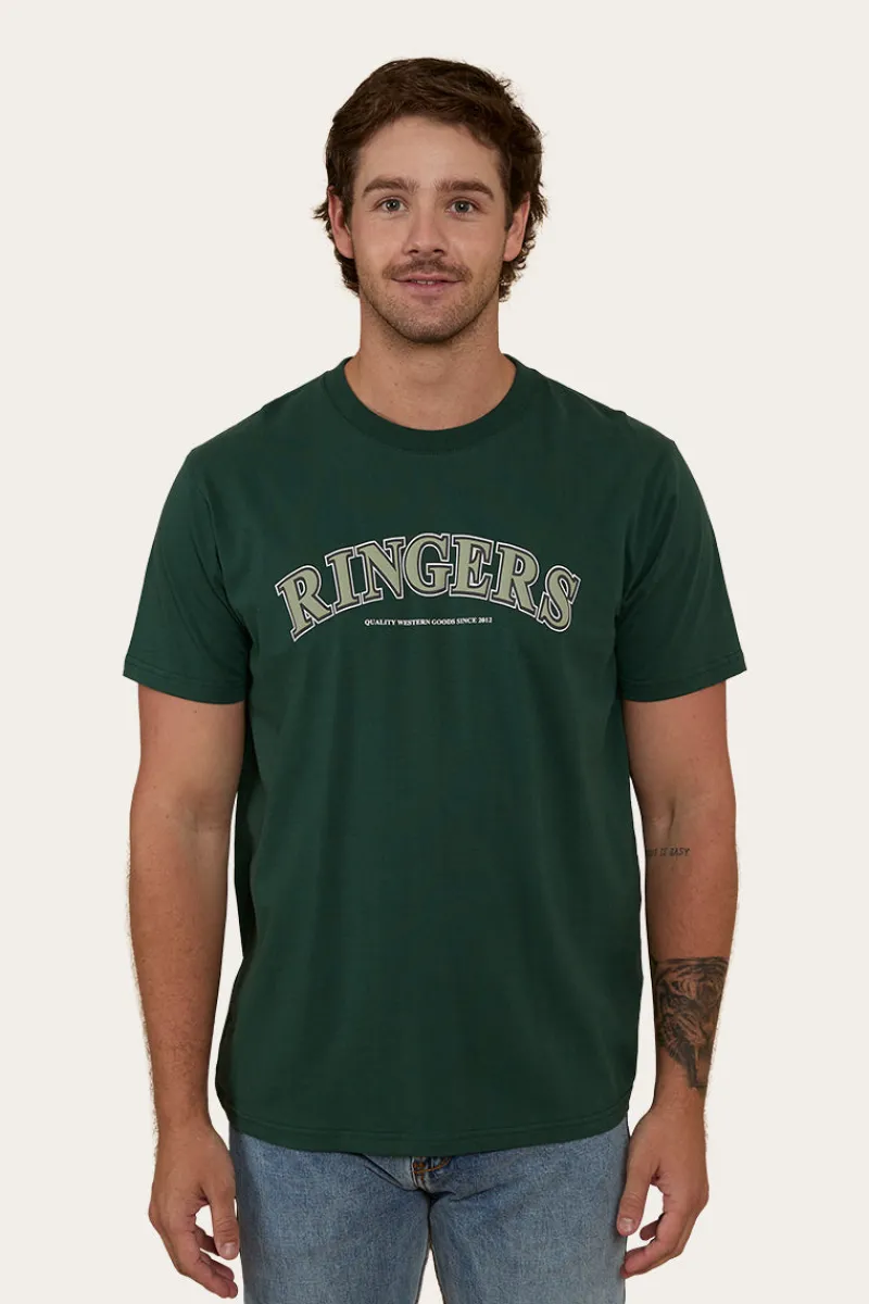 Clearance Ringers Western Princeton Mens Loose Fit T-Shirt - Pine