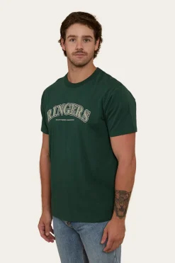 Clearance Ringers Western Princeton Mens Loose Fit T-Shirt - Pine