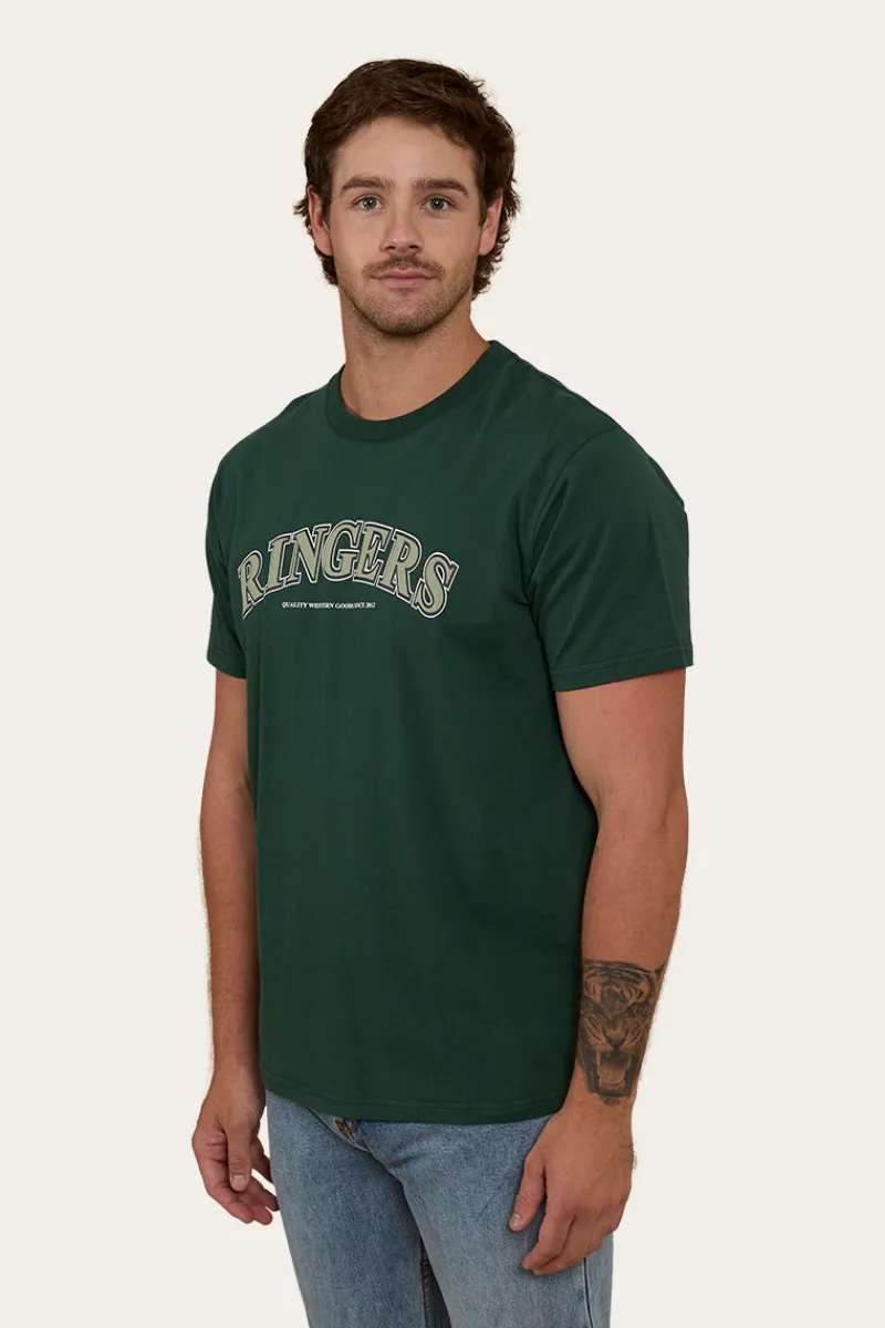 Clearance Ringers Western Princeton Mens Loose Fit T-Shirt - Pine