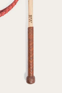 Hot Ringers Western Redhide 6ft Stock Whip Australian Made - Redhide